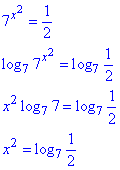 метод логарифмування, показникові рівняння