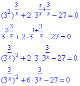 зведення показникового рівняння до квадратного
