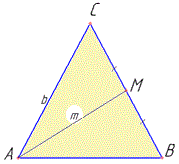 рисунок рівнобедреного трикутника