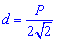 діагональ квадрата, формула