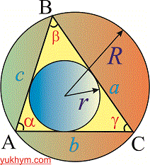 треугольник и окружность