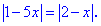 рівняння з модулями, приклад