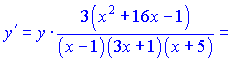 Логарифмічне диференціювання функції