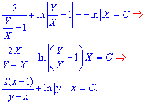 розв'язок диференціального рівняння