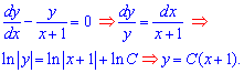 диференціальне рівняння з відокремленими змінними, обчислення