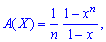 вероятностная образующая функция, формула