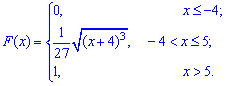 розподіл ймовірностей F(x)