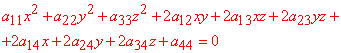 рівняння поверхні 2 порядку