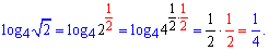 логарифм, свойства